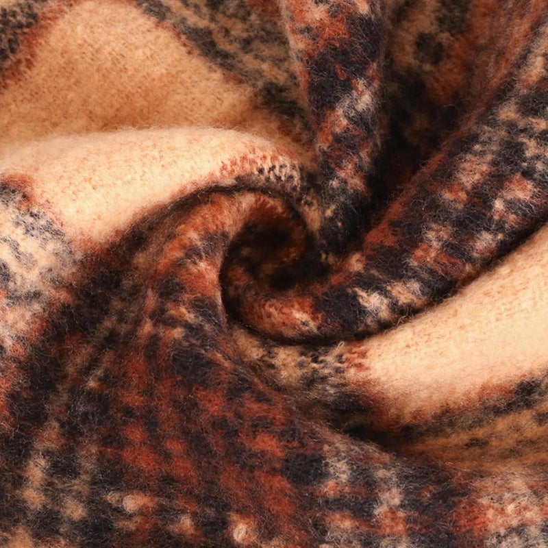 EXTREE Scarfs for Women Pashmina Silky Shawl Wrap for Evening Dressing Blanket Open Front Poncho Cape - Image 2